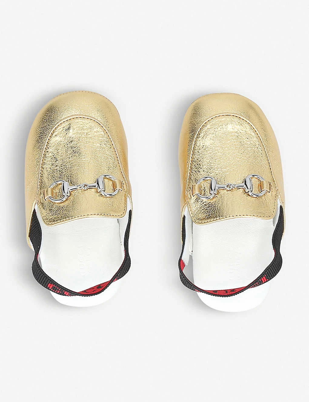 Gucci Princetown Metallic Leather Loafers 4-6 Months 3 Gucci Princetown Metallic Leather Loafers 4-6 Months - Image 3