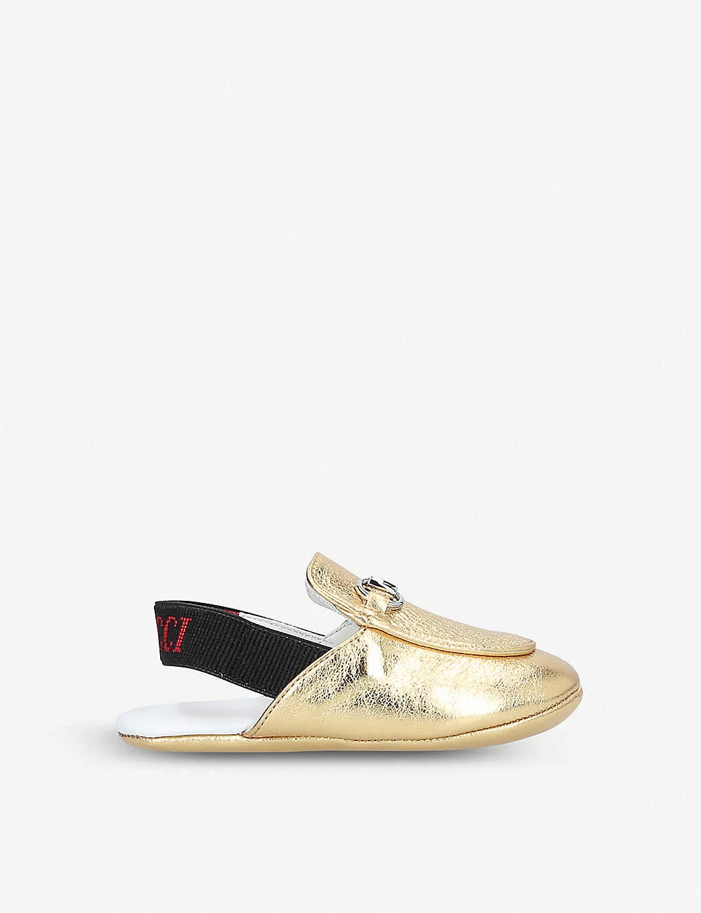 Gucci Princetown Metallic Leather Loafers 4-6 Months 1 Gucci Princetown Metallic Leather Loafers 4-6 Months