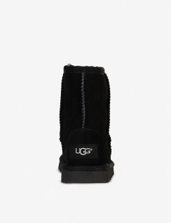 Ugg Classic II Sheepskin Boots 2-7 Years -Boutique Fashionable Childrens Clothing Store 5121 10004 2595300209 BLACK ALT02