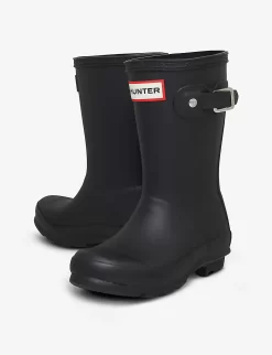 Hunter Original Kids Rubber Wellies 3-7 Years -Boutique Fashionable Childrens Clothing Store 5121 10004 6828500979 BLACK ALT02