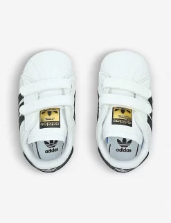 ADIDAS Superstar Crib Shoes -Boutique Fashionable Childrens Clothing Store 5122 10004 7718013609 WHITEBLK ALT02