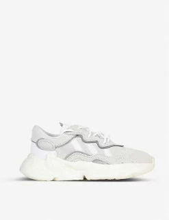 ADIDAS Ozweego Leather And Textile Trainers 6-8 Years