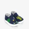 Pre-Loved Fendi Cactus-detail Cotton Crib Shoes 0-6 Months