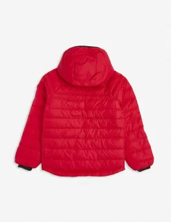 Canada Goose Sherwood Logo-embroidered Nylon Jacket 7-16 Years -Boutique Fashionable Childrens Clothing Store R03733398 RED ALT02