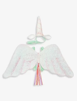 Meri-Meri Winged Unicorn Headband And Wing Set 3-6 Years