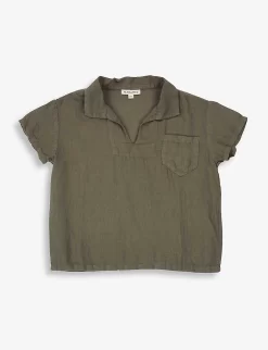 Albacore Linen And Cotton-blend Shirt 3-12 Years