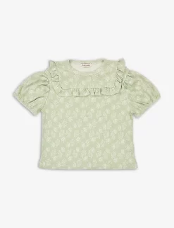 Lionfish Floral-print Cotton Top 3-12 Years