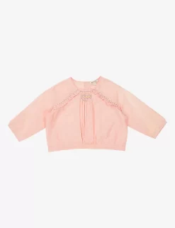 Krill Cropped Cotton-blend Blouse 3-24 Months