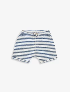 Piranha Stripe-print Cotton-blend Shorts 3-10 Years