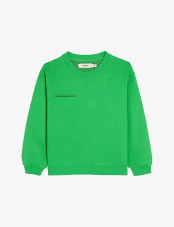 Text-print Organic-cotton Sweatshirt 3-12 Years