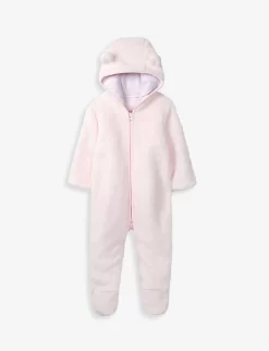 Bear Ears Recycled-polyester Fleece Romper 0-24 Months