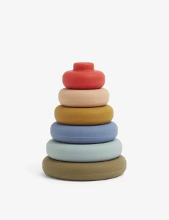 Liewood Dag Multicoloured Silicone Stacking Tower