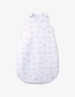 Lion-print 1 Tog Organic Cotton-jersey Sleeping Bag 0-6 Months