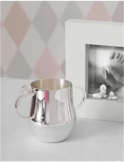 BeeBee Double-handle Silver-plated Alloy Baby Cup -Boutique Fashionable Childrens Clothing Store R03873012 ALT02