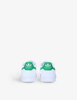 ADIDAS Stan Smith J Leather Trainers 9-10 Years -Boutique Fashionable Childrens Clothing Store R03891885 WHITECOMB ALT03
