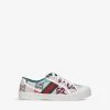 Gucci New Tennis Logo-embroidered Canvas Trainers 5-8 Years