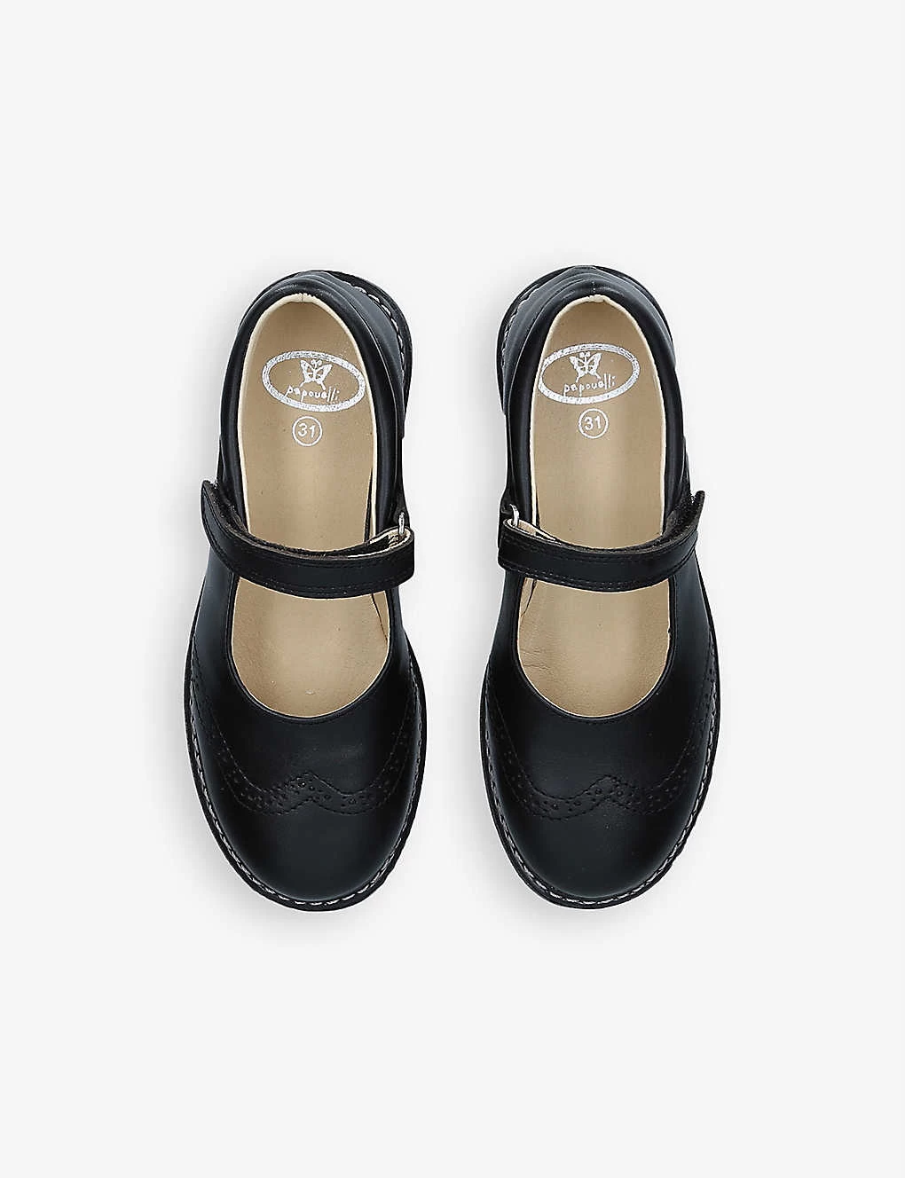 Louisa Brogue Leather School Shoes 6-7 Years 2 Louisa Brogue Leather School Shoes 6-7 Years - Image 2