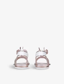 Sophia Webster Celeste Leather Sandals 3-8 Years -Boutique Fashionable Childrens Clothing Store R03919187 WHITE ALT03