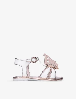 Sophia Webster Celeste Leather Sandals 3-8 Years