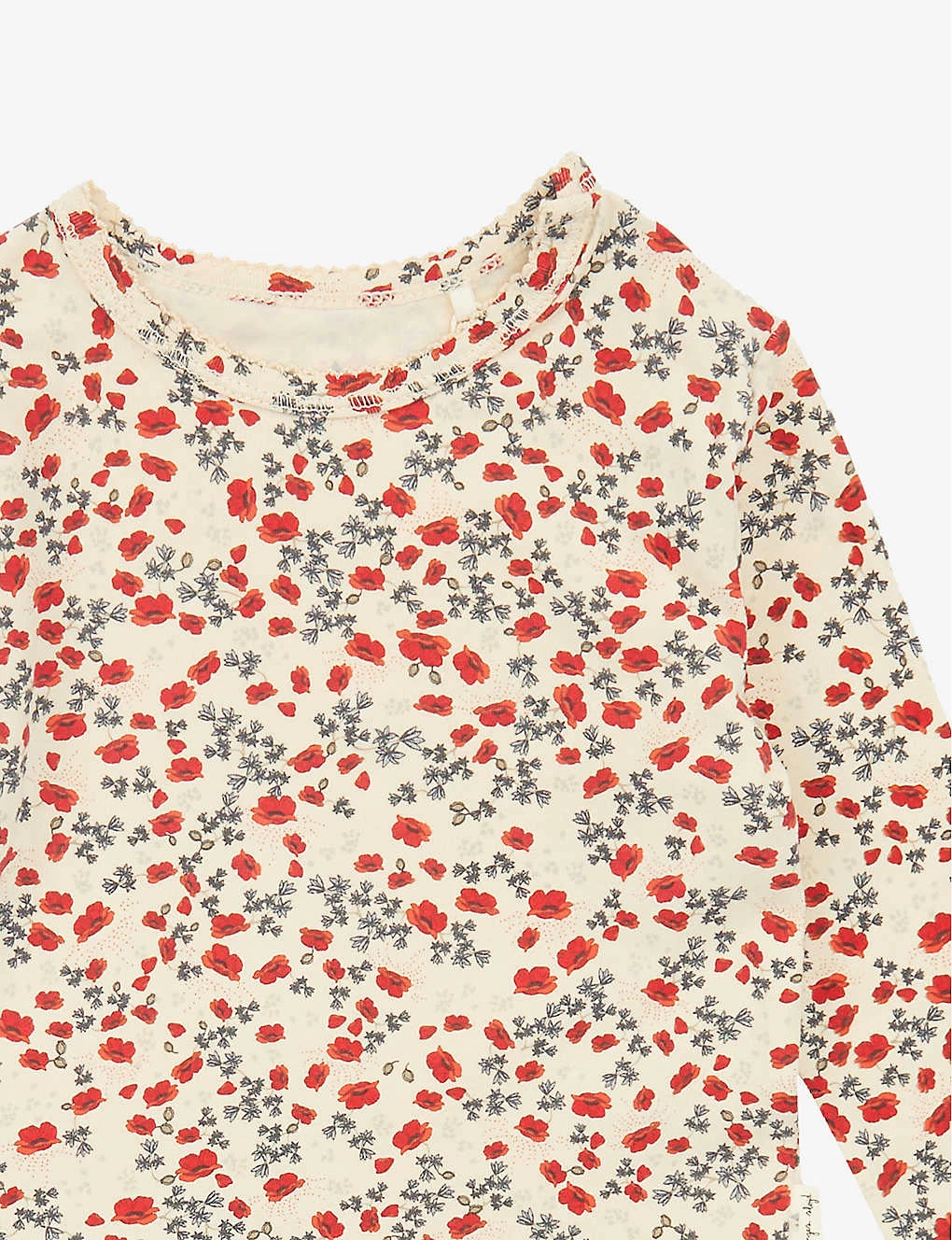Floral-print Stretch-organic Cotton T-shirt 9-24 Months 2 Floral-print Stretch-organic Cotton T-shirt 9-24 Months - Image 2