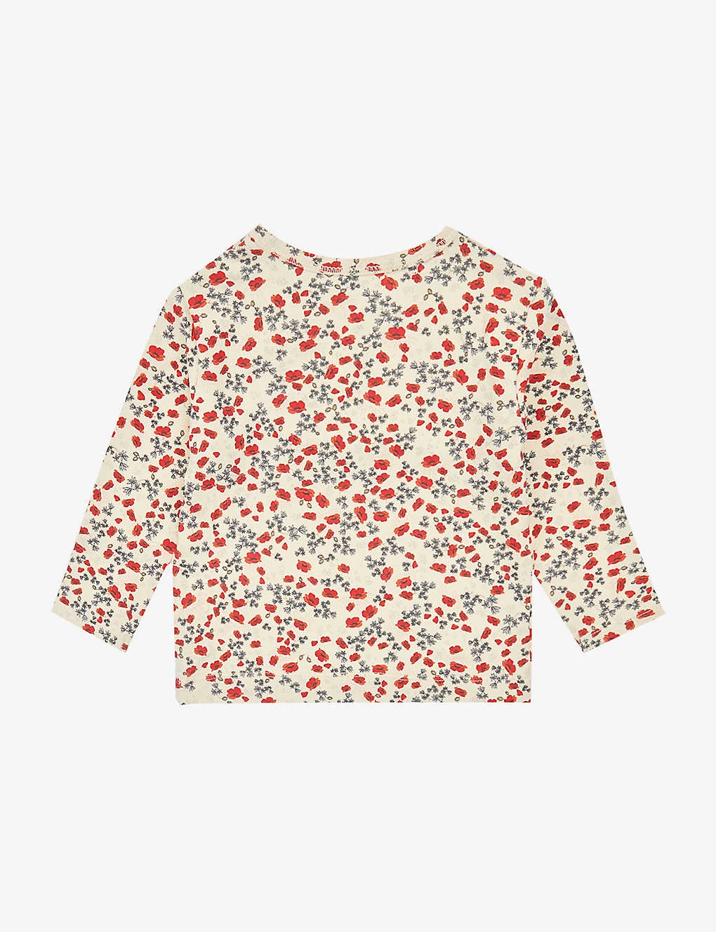 Floral-print Stretch-organic Cotton T-shirt 9-24 Months 3 Floral-print Stretch-organic Cotton T-shirt 9-24 Months - Image 3