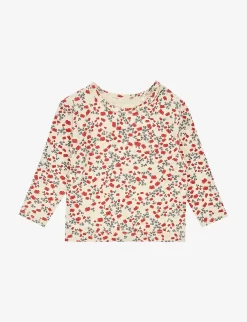 Floral-print Stretch-organic Cotton T-shirt 9-24 Months