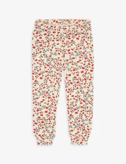 Floral-print Stretch-organic Cotton Leggings 9-24 Months