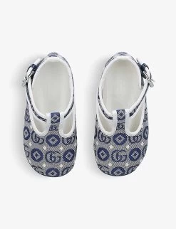 Gucci Teo Woven Shoes 0-6 Months -Boutique Fashionable Childrens Clothing Store R03942278 BLUE ALT01