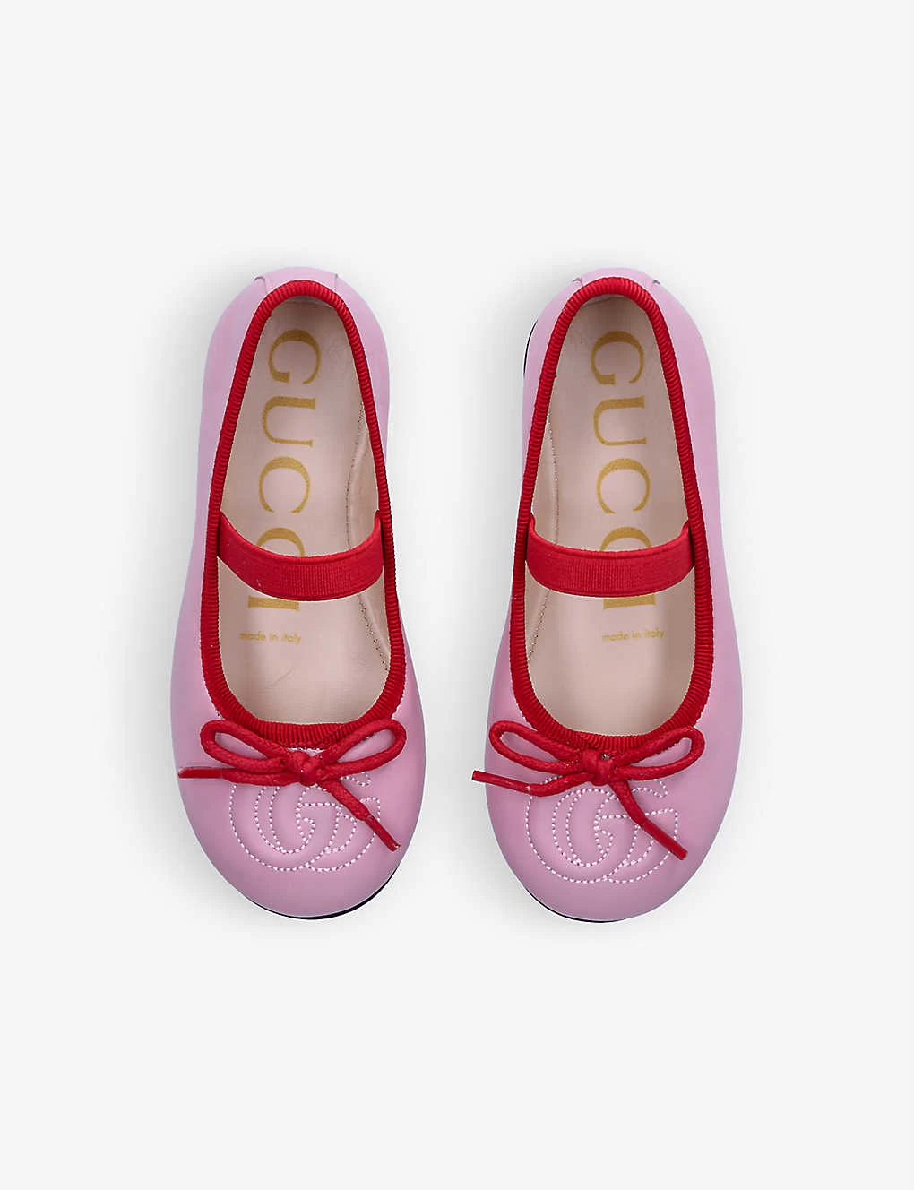 Gucci Carla Logo-embossed Leather Shoes 1-4 Years 2 Gucci Carla Logo-embossed Leather Shoes 1-4 Years - Image 2