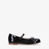 Gucci Aisha Horsebit-embellished Patent Leather Ballerina Flats 1-4 Years