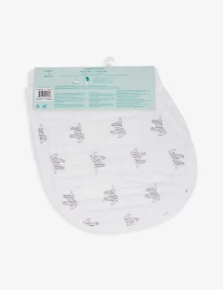 Aden + Anais Animal Kingdom Organic-cotton Bibs Pack Of Two -Boutique Fashionable Childrens Clothing Store R03954840 MULTI ALT02