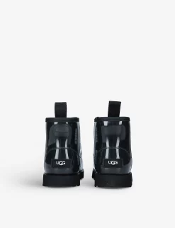 Ugg Classic Clear Mini PVC And Faux-shearling Boots 7-10 Years 7 Ugg Classic Clear Mini PVC And Faux-shearling Boots 7-10 Years -Boutique Fashionable Childrens Clothing Store R03955906 BLACK ALT03