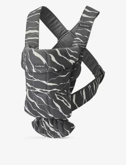 Babybjorn Mini Cotton Baby Carrier -Boutique Fashionable Childrens Clothing Store R03962026 ANTHRACITEPRINT ALT02