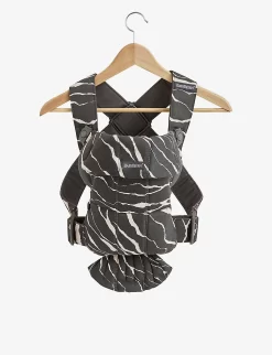 Babybjorn Mini Cotton Baby Carrier -Boutique Fashionable Childrens Clothing Store R03962026 ANTHRACITEPRINT ALT03