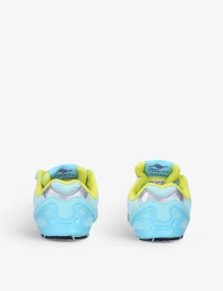 ADIDAS ZX 8000 Faux-suede And Mesh Crib Shoes 6-12 Months -Boutique Fashionable Childrens Clothing Store R03970418 BLUEOTHER ALT03