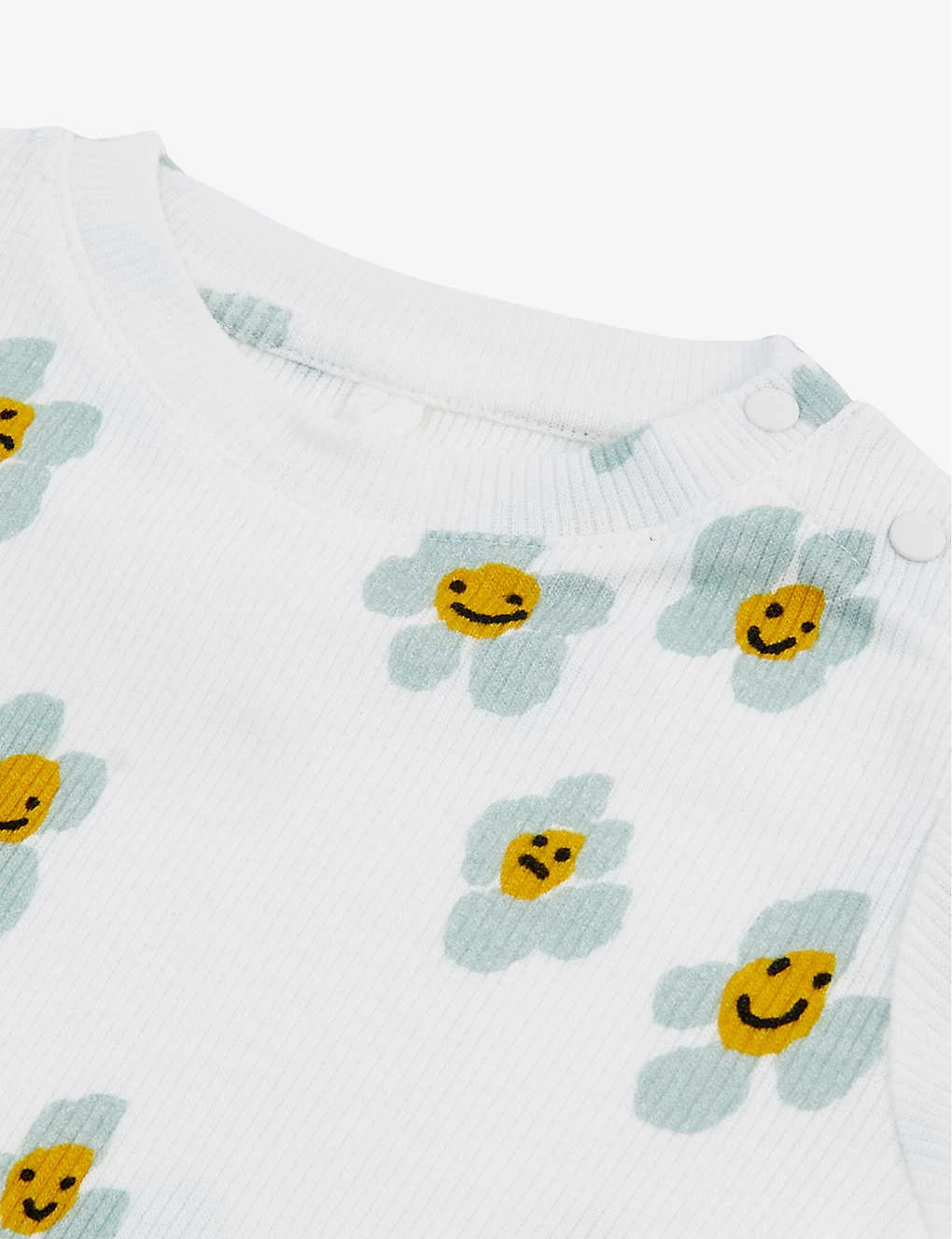 STELLA MCCARTNEY Smiley Floral-print Cotton T-shirt 3-36 Months 2 STELLA MCCARTNEY Smiley Floral-print Cotton T-shirt 3-36 Months - Image 2