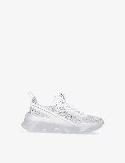 Steve Madden Maxima R Studded Textile Trainers