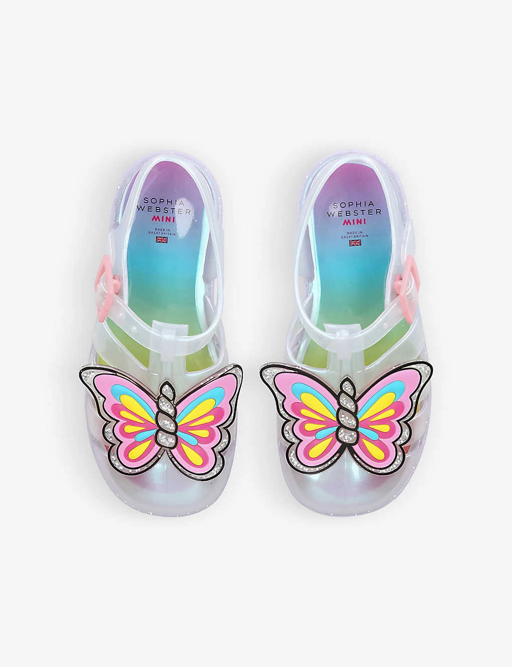 Sophia Webster Unicorn Butterfly-embellished PVC Sandals 1-7 Years 2 Sophia Webster Unicorn Butterfly-embellished PVC Sandals 1-7 Years - Image 2