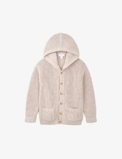 Hooded Cotton-knit Cardigan 0-18 Months