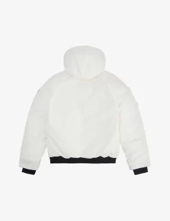 Canada Goose Rundle Hooded Shell-down Bomber Jacket 7-16 Years -Boutique Fashionable Childrens Clothing Store R03999643 NORTHSTARWHITE ALT02