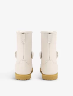 Wadudu Snow Bunny Leather Boots 3-6 Years -Boutique Fashionable Childrens Clothing Store R04009144 WHITE ALT03