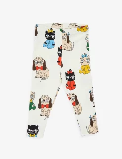 Mini Rodini Graphic-print Stretch-cotton Leggings 1 Month-2 Years