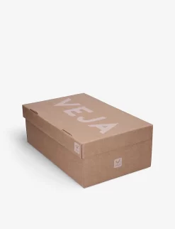 Veja Canary Logo-patch Recycled-polyester Low-top Trainers 3-5 Years -Boutique Fashionable Childrens Clothing Store R04011279 GREYMCMB ALT04