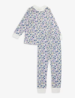 Floral-print Organic-cotton Pyjama Set 1-13 Years