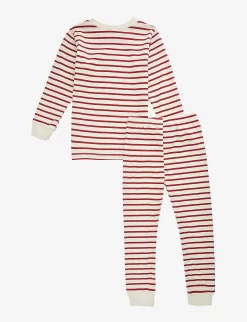 Stripe-print Cotton-jersey Pyjama Set 1-13 Years -Boutique Fashionable Childrens Clothing Store R04046642 REDBRETON ALT02