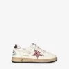 Golden Goose Ballstar Glitter Star-embellished Leather Trainers 6 Months-5 Years