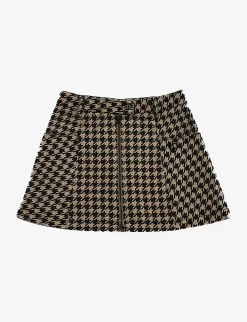 Pre-loved Dior Houndstooth Woven Skirt 4 Years