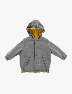 Pre-loved Burberry Reversible Shell Jacket 2 Years -Boutique Fashionable Childrens Clothing Store R04066552 YELLOWGREY ALT03