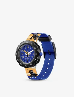 Flik Flak FPSP062 Ninjamazing Bio-sourced Plastic And Recycled-PET Quartz Watch