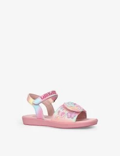 Myla Butterfly-beaded Canvas Sandals 4-11 Years -Boutique Fashionable Childrens Clothing Store R04069758 MULTOTHER ALT02